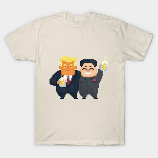 Trump & Kim BFFs T-Shirt by YayPixel